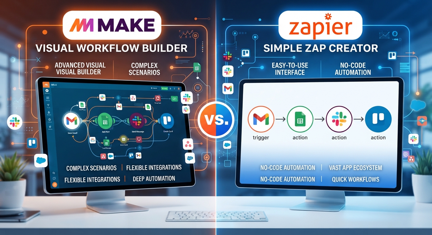 make vs zapier