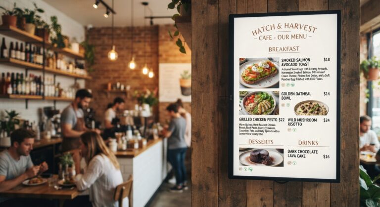 ai menu descriptions