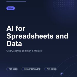 AI for Spreadsheets and Data