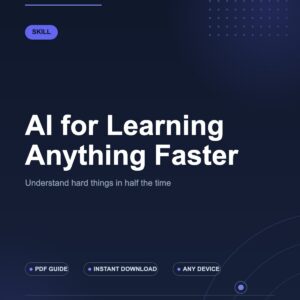 AI for Learning Anything Faster
