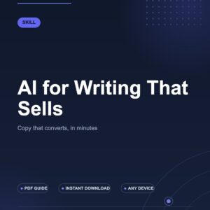 AI for Writing That Sells