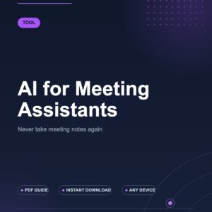 AI for Meeting Assistants