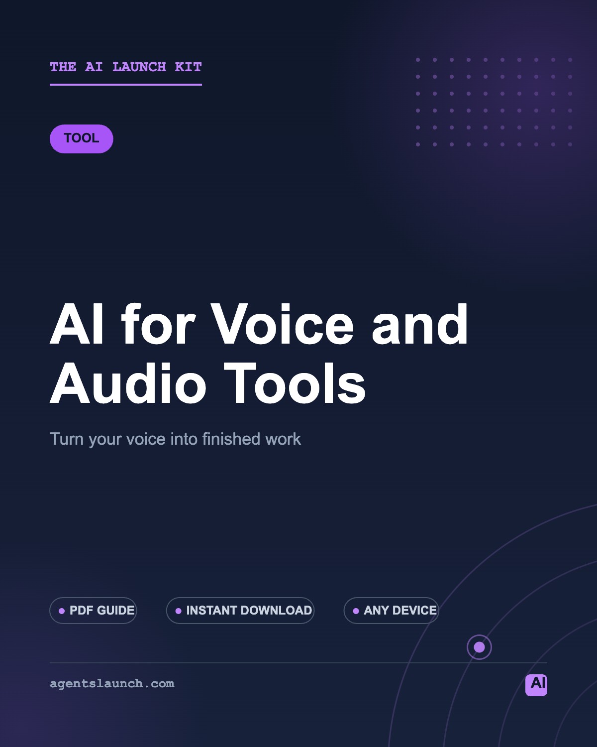 AI for Voice and Audio Tools