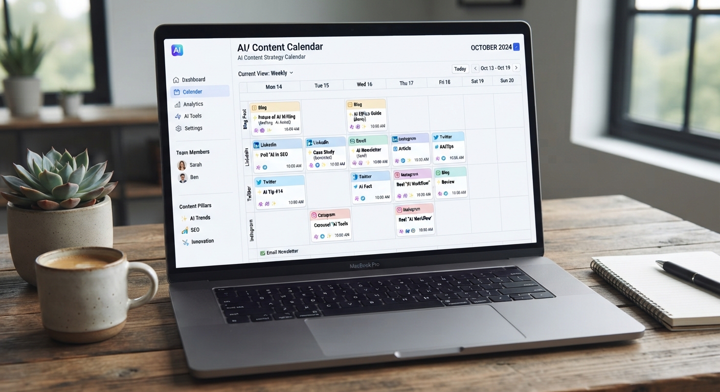 ai content calendar