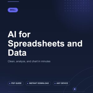 AI for Spreadsheets and Data