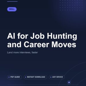 AI for Job Hunting and Career Moves