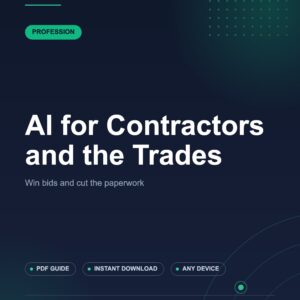 AI for Contractors and the Trades