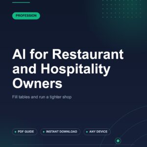 AI for Restaurant and Hospitality Owners